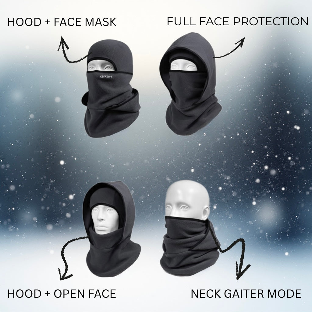 Oliver l ThermaFleece Windproof Hat, Mask & Neck Warmer