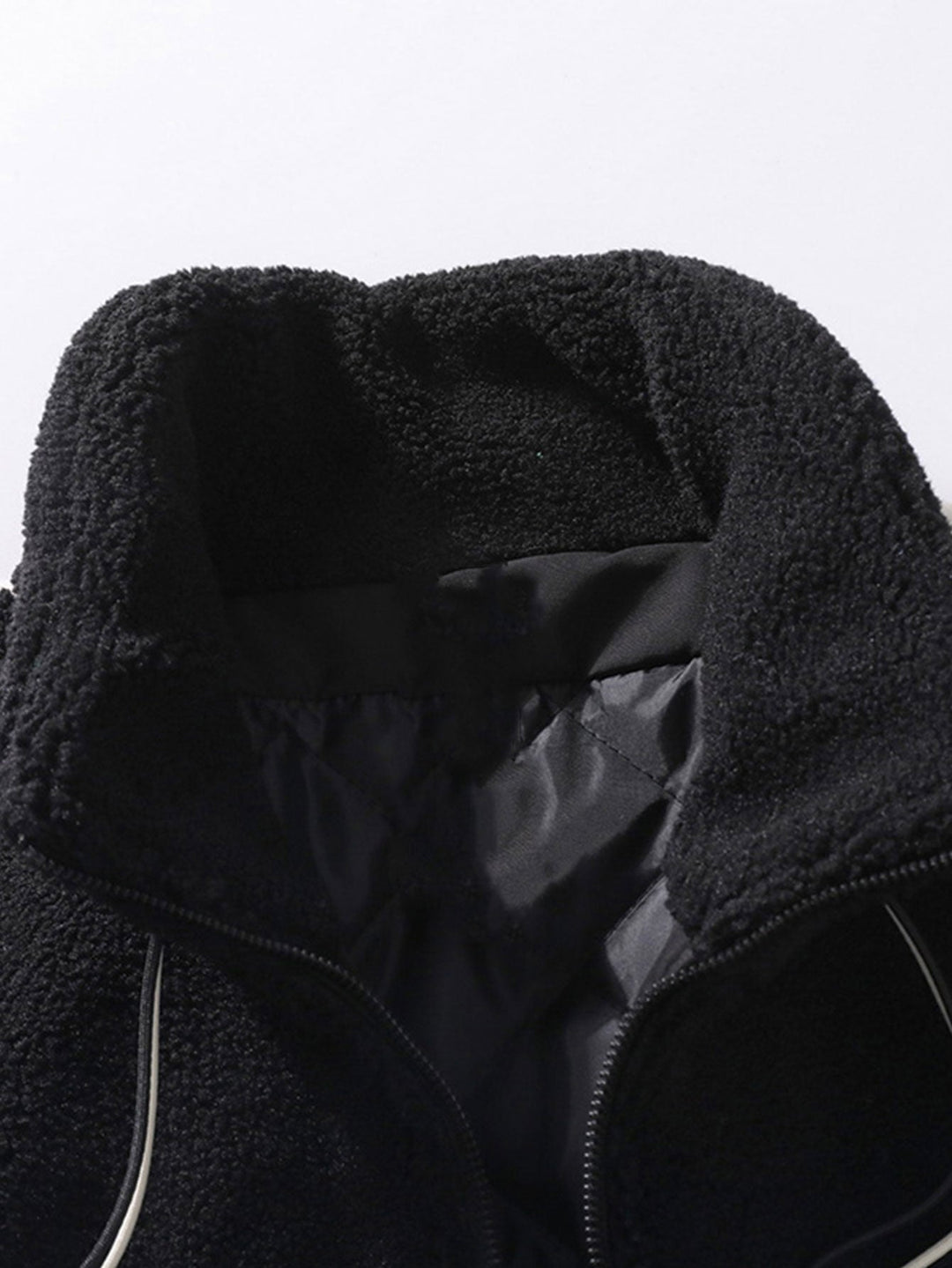 Teddy Fleece Checkered Jacket