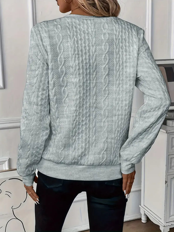 Charleigh™ – Sweater with Zip for Effortless Chic Comfort