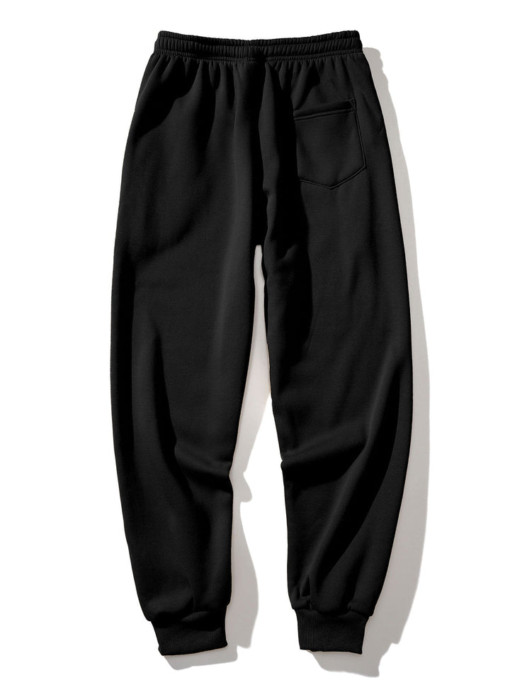 Flanellen fleece gevoerd hoodie shirt & jogger broek