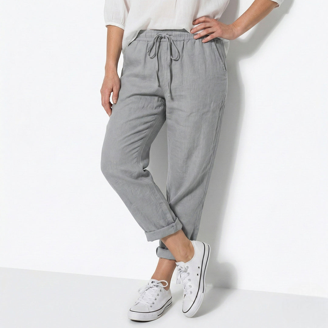 Amelia - Women's Relaxed Fit Drawstring Trousers