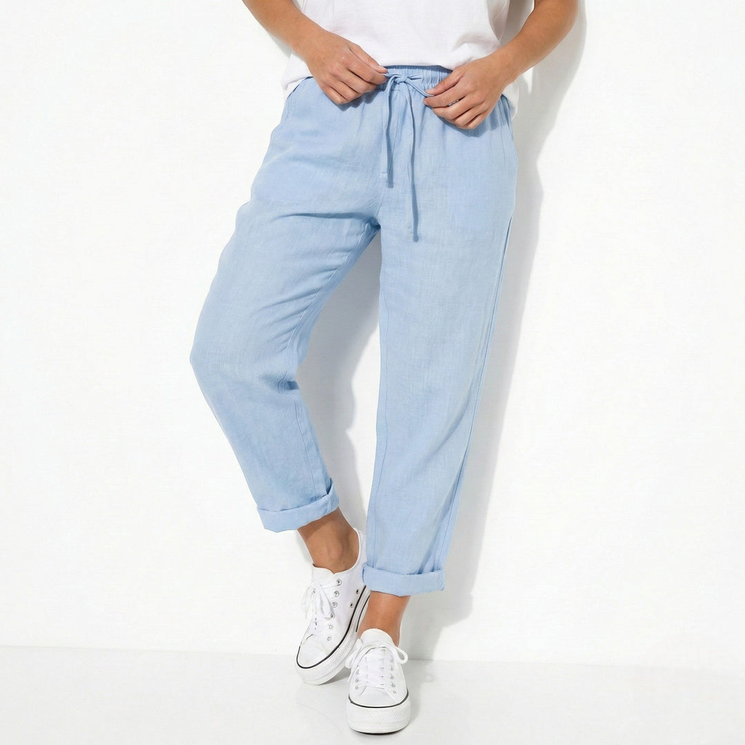 Amelia - Women's Relaxed Fit Drawstring Trousers