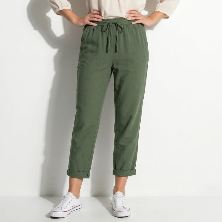 Amelia - Women's Relaxed Fit Drawstring Trousers