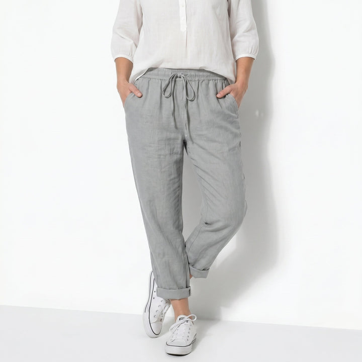 Amelia - Women's Relaxed Fit Drawstring Trousers