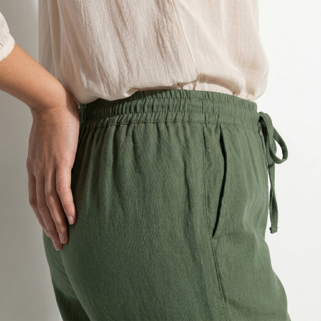 Amelia - Women's Relaxed Fit Drawstring Trousers