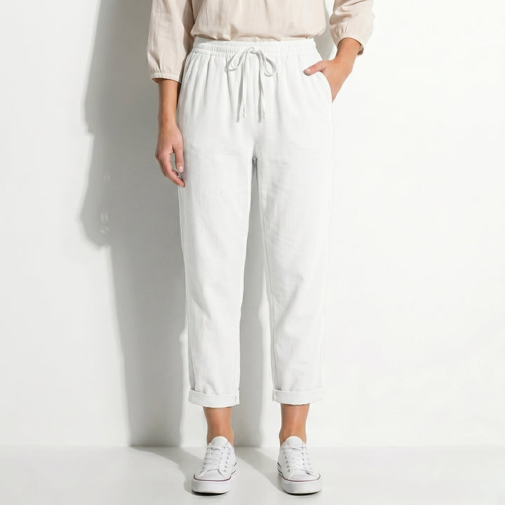Amelia - Women's Relaxed Fit Drawstring Trousers