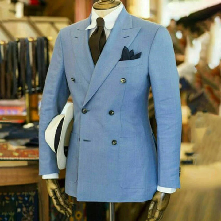 Victor Blazer l Modern Double-Breasted Style