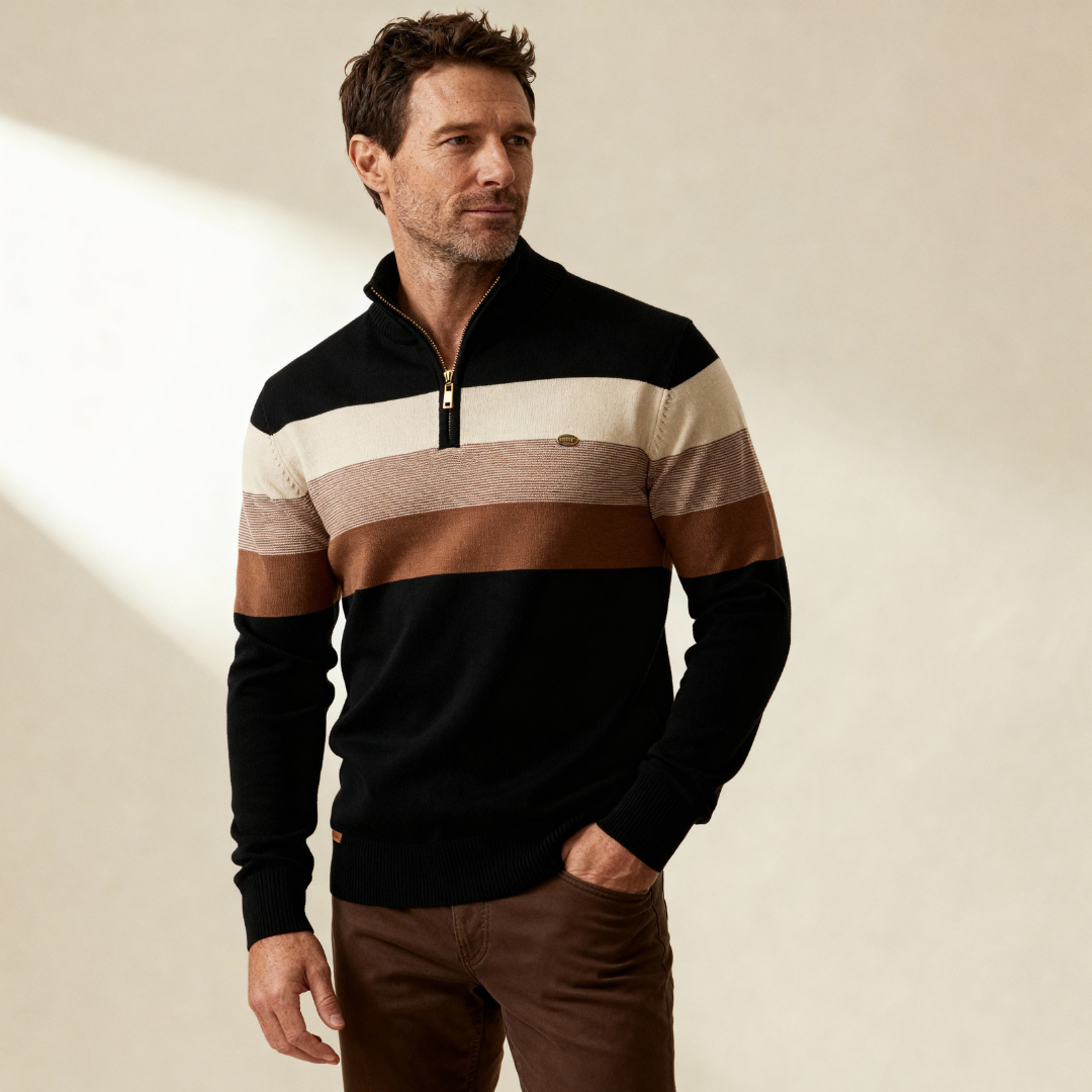 Ryan l  Quarter Zip Sweater