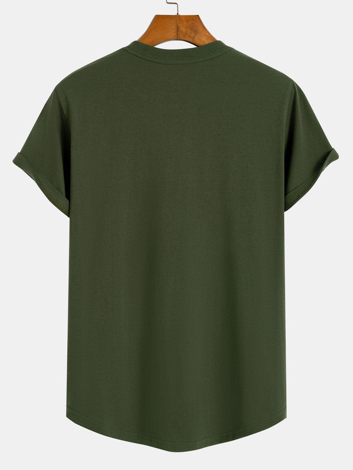 Tokyo Ukiyo-e Print Katoenen Boog Hem T-Shirt