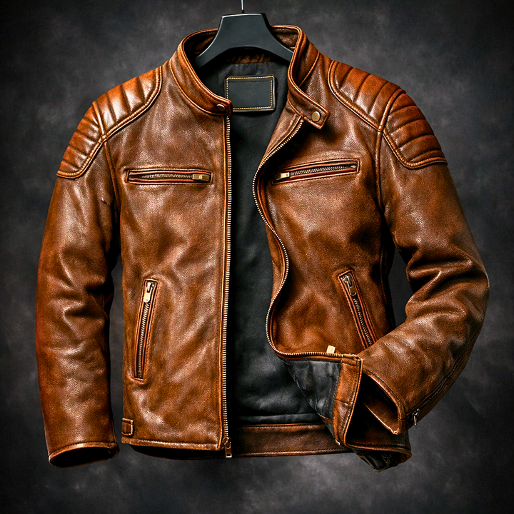 Charles l Leather Jacket