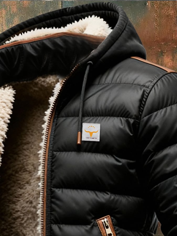 James l Black Quilted Jacket