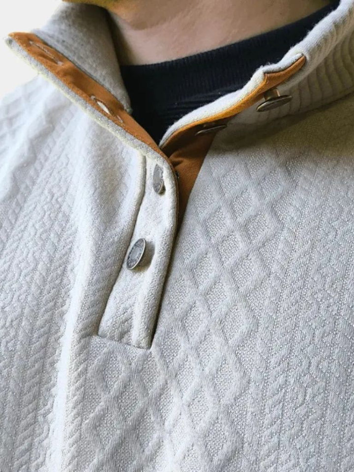 Jean l Classic High Collar Pullover