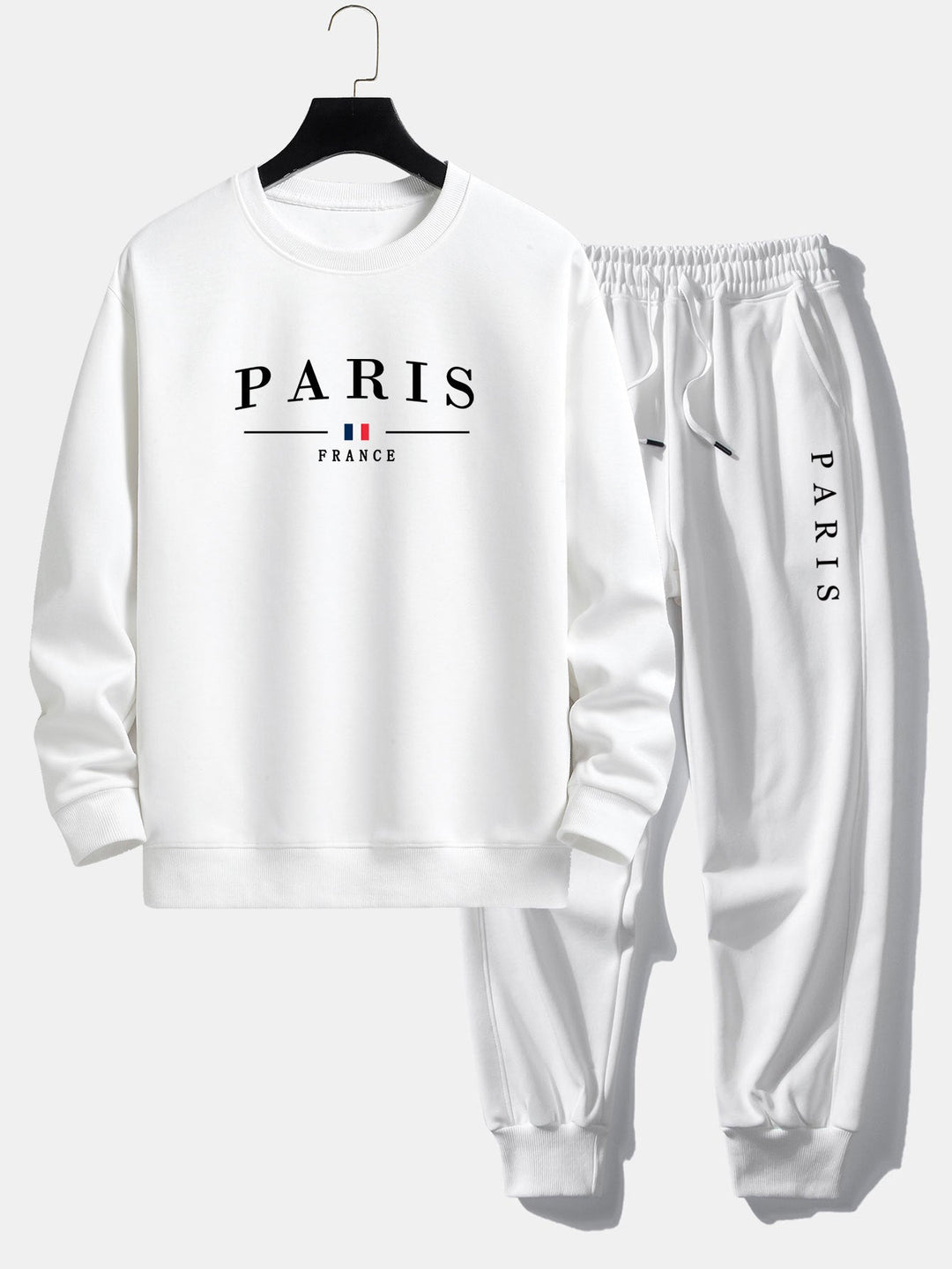 Paris Print Relax Fit Crew Neck Sweatshirt & Joggingbroek