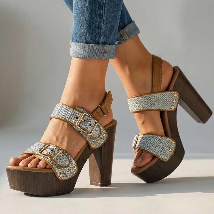 Vanessa Buckle Strap Heels