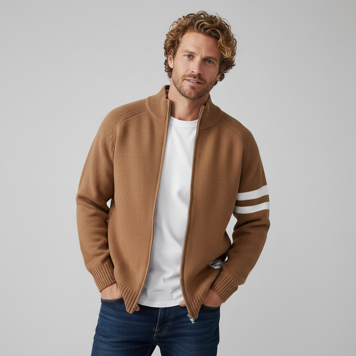 Nolan l Knit Zip Sweater