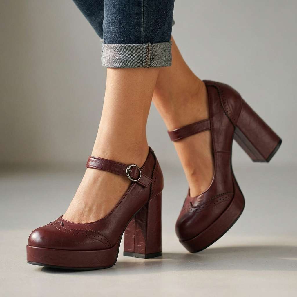 Mia Owen Brogue Heels