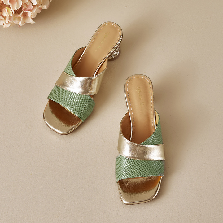 Viana Genuine Leather Mules