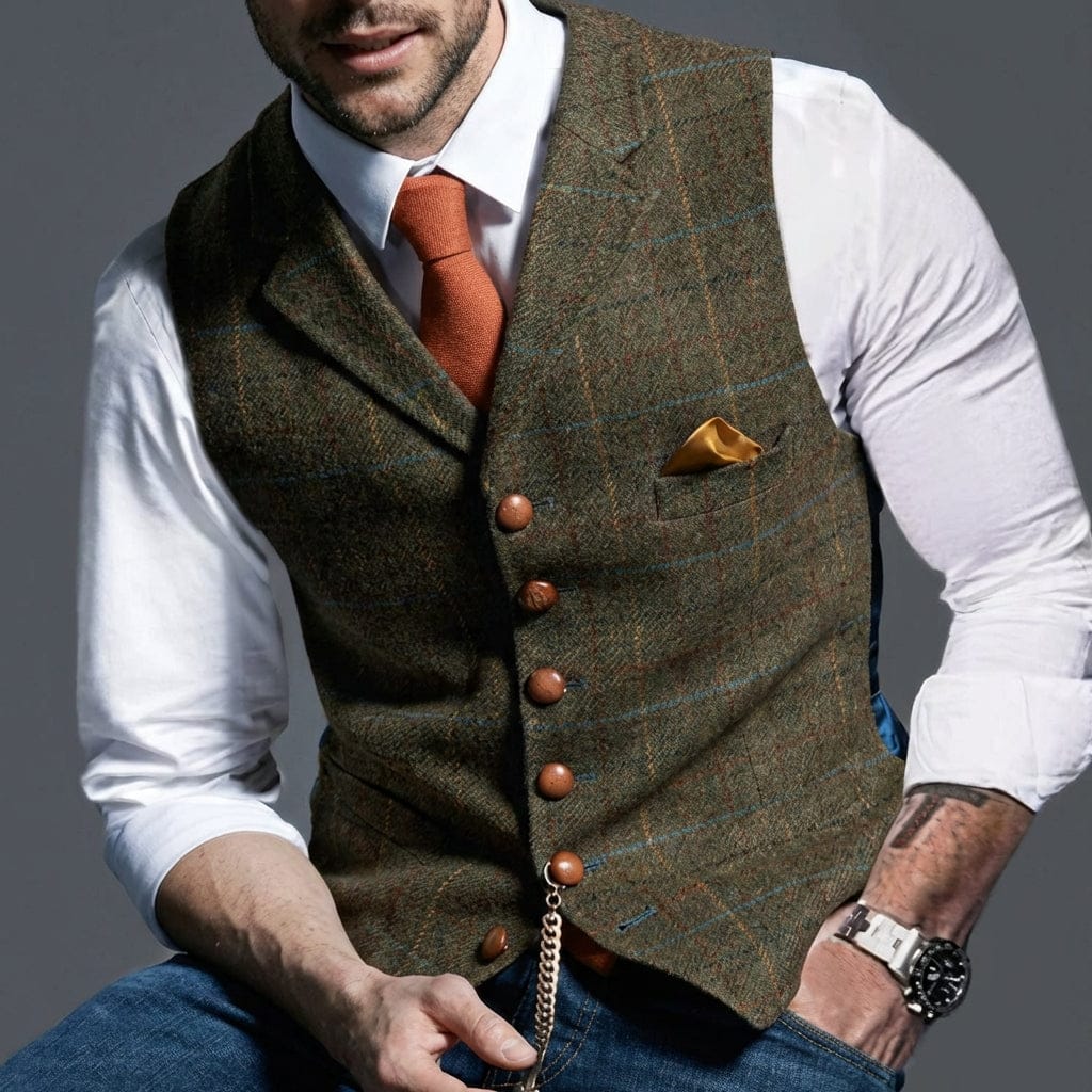Louis l Tweed Vest