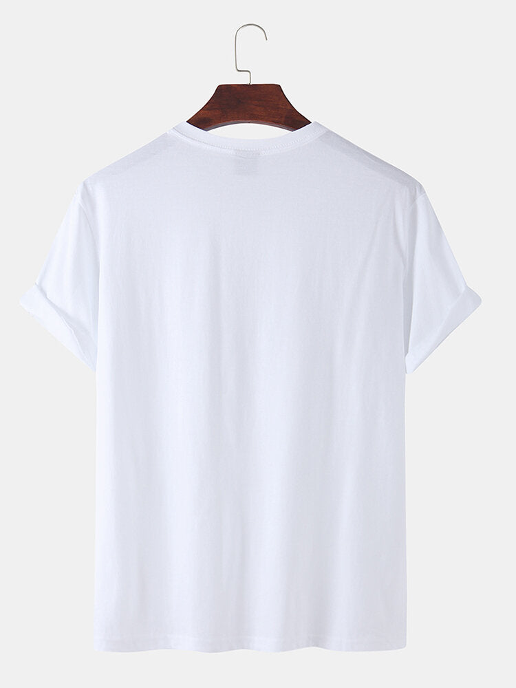 Wereldwijde Beer Print T-Shirt