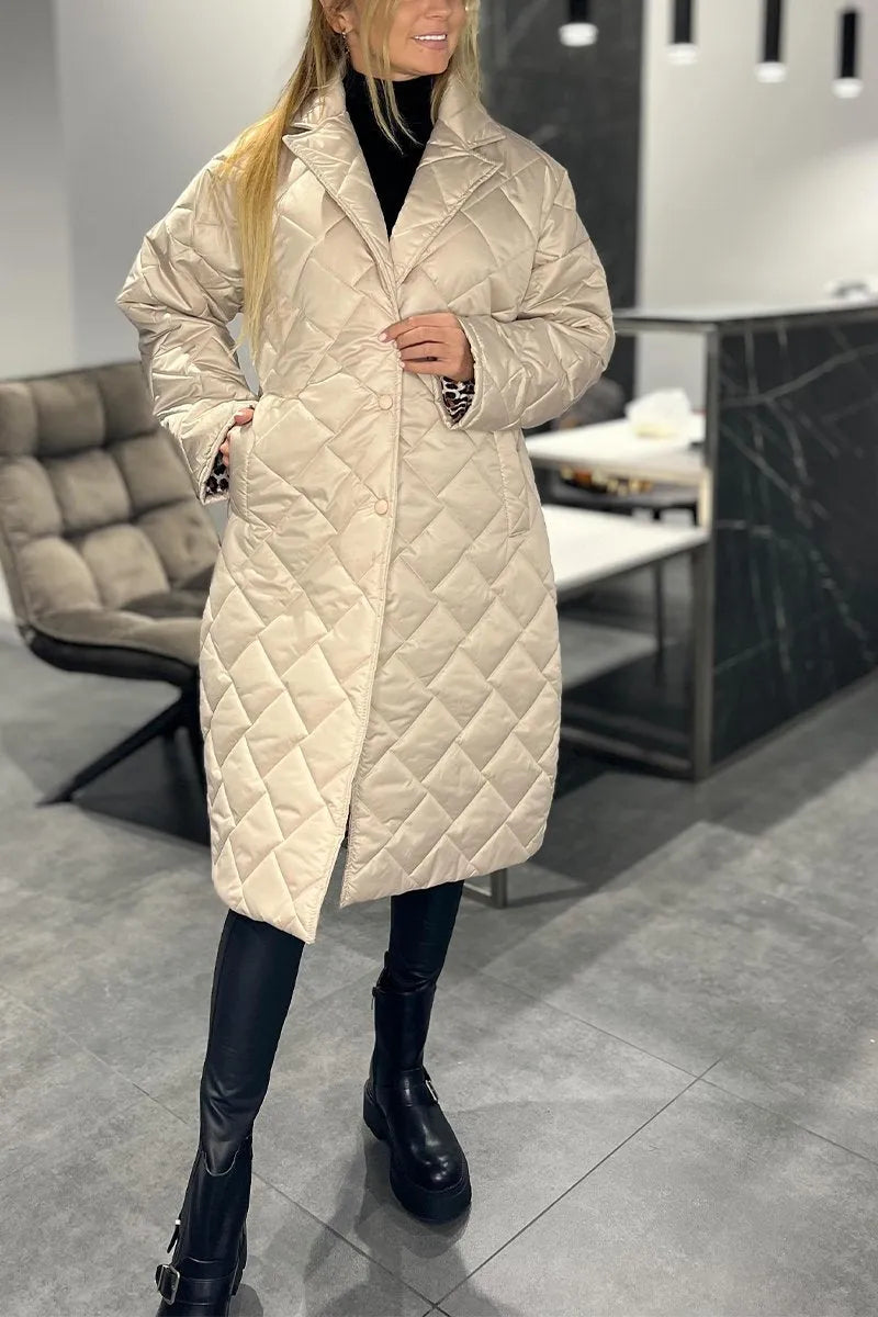 Emerson™ – Quilted Coat for Bold Winter Elegance