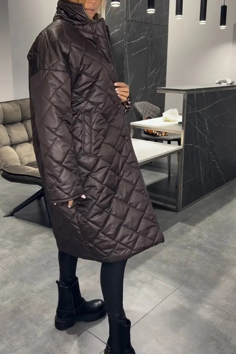 Emerson™ – Quilted Coat for Bold Winter Elegance