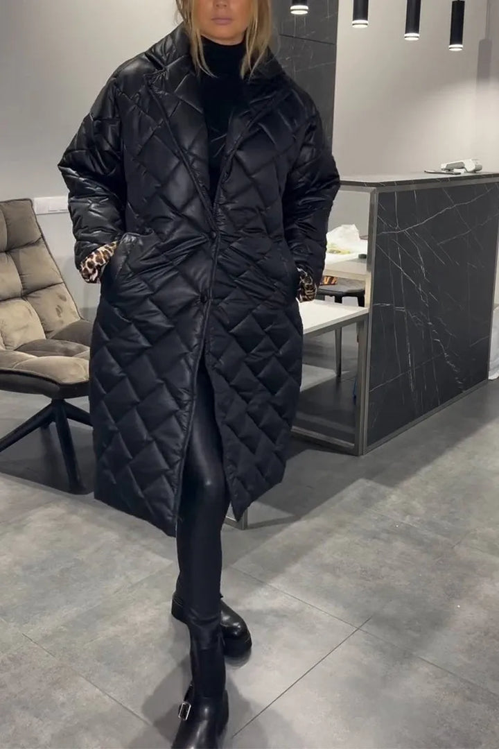 Emerson™ – Quilted Coat for Bold Winter Elegance