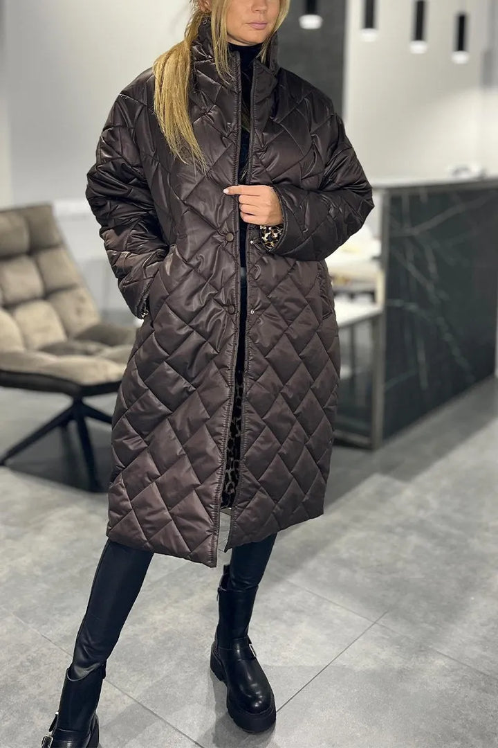Emerson™ – Quilted Coat for Bold Winter Elegance