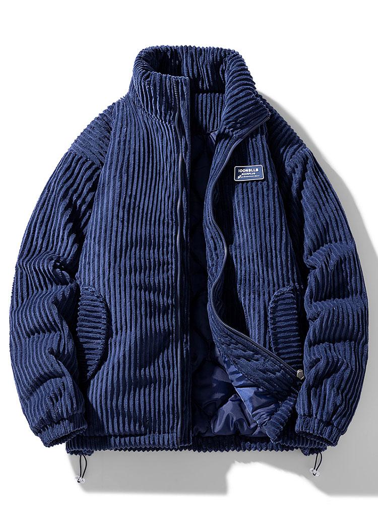 Gevoerde Corduroy Jas