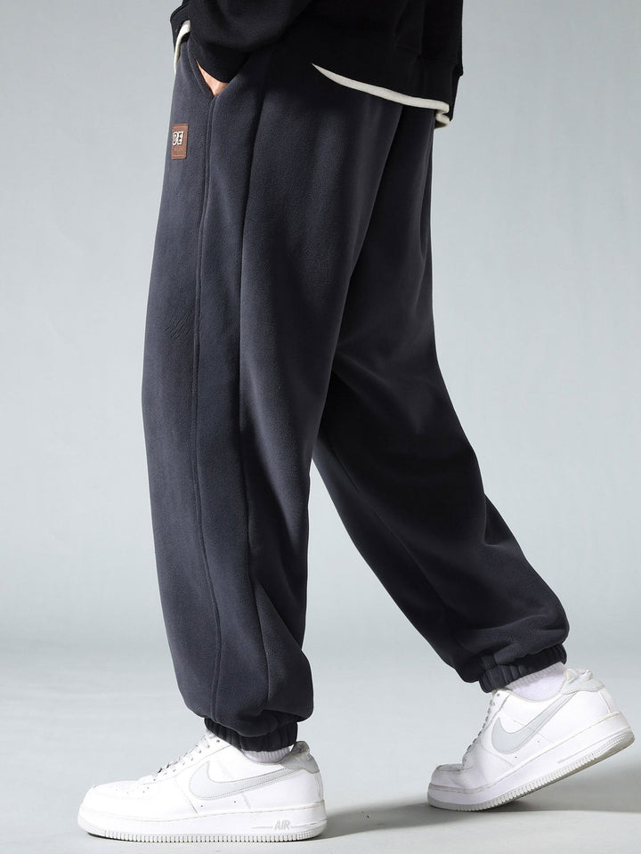 Teddy Voering Pool Fleece Joggingbroek
