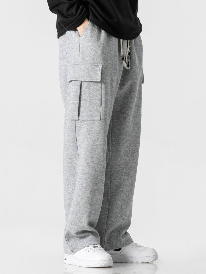 Relax Fit Straight Leg Jersey Cargo Broek