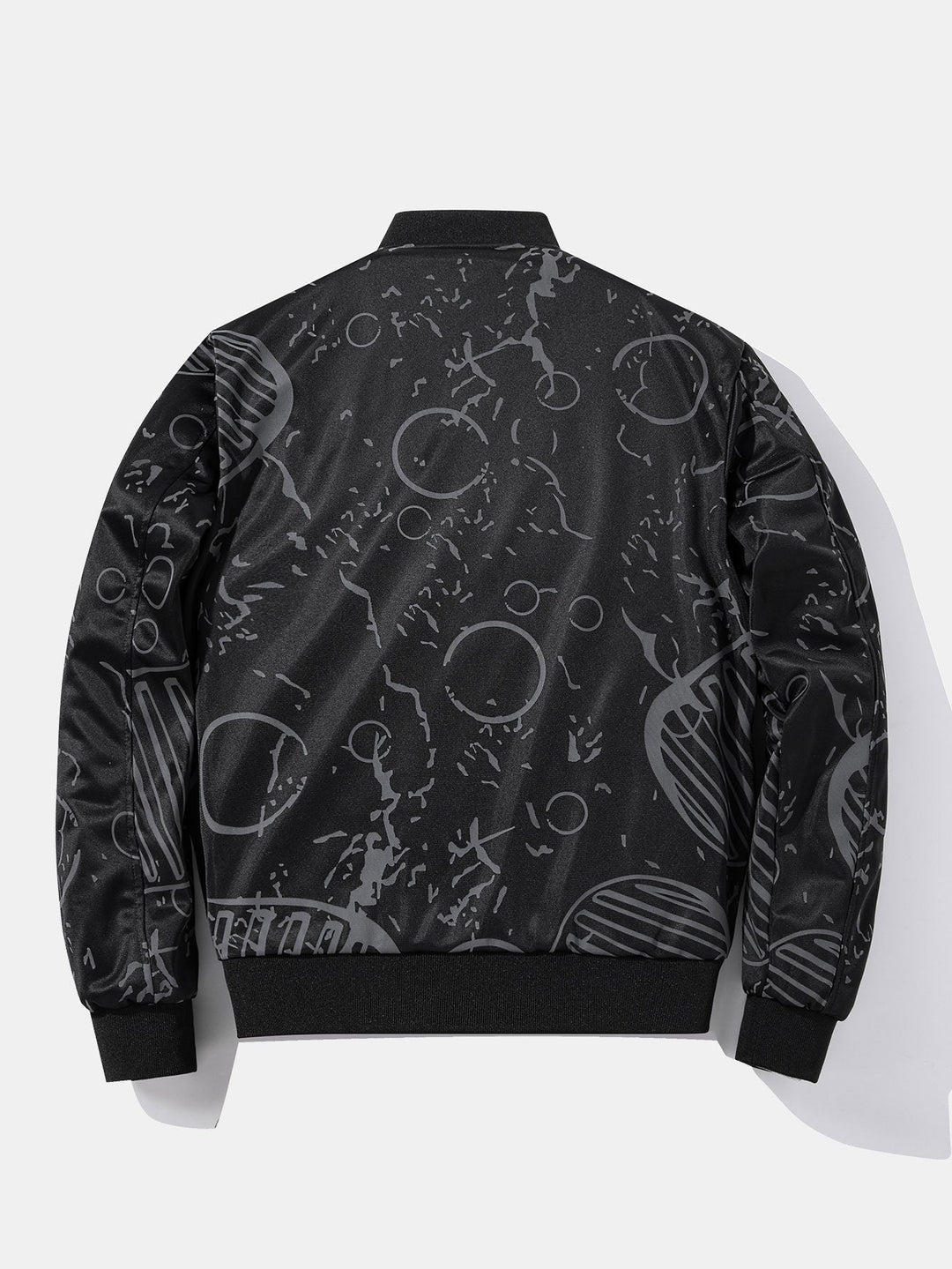 Reversible NASA Geborduurde Patch Bomberjack
