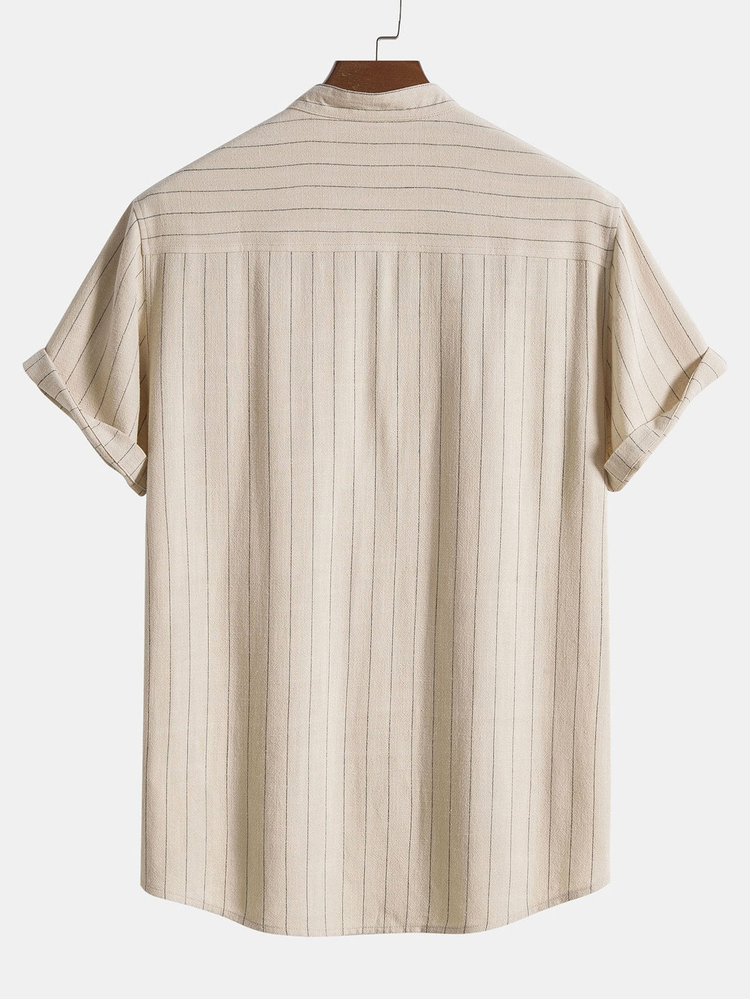 Linen Blend Shirt & Straight Linen Pants
