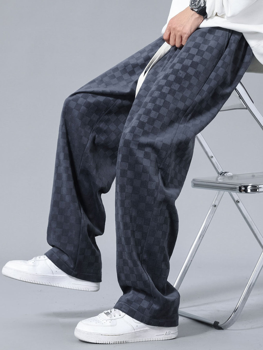 Gekruiste Rechte Pantalon