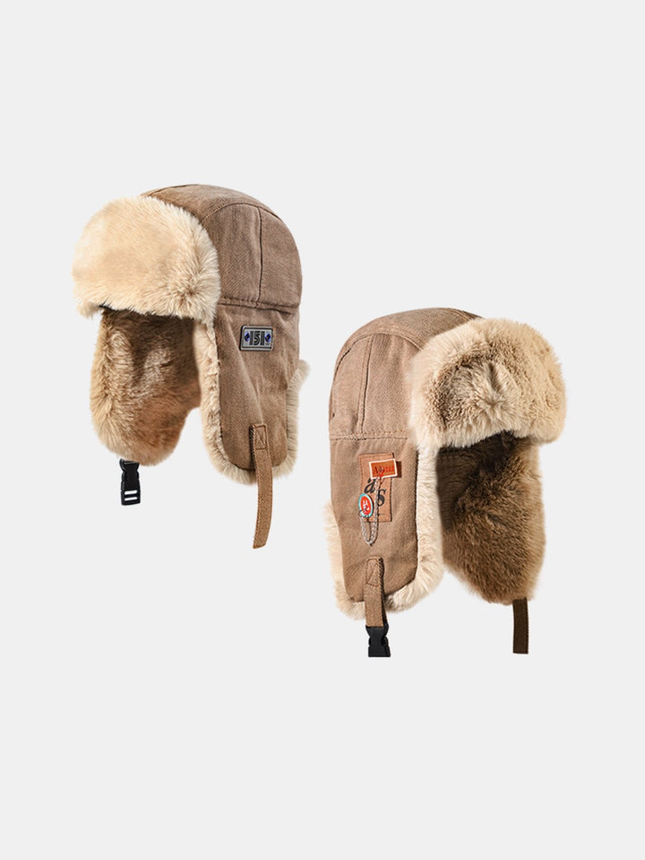 Winddichte Warme Oorkleppen Trooper Trapper Hoed
