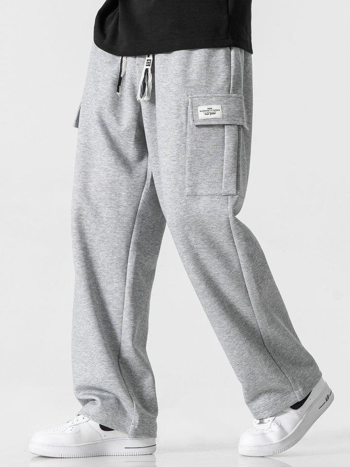 Relax Fit Straight Leg Jersey Cargo Broek