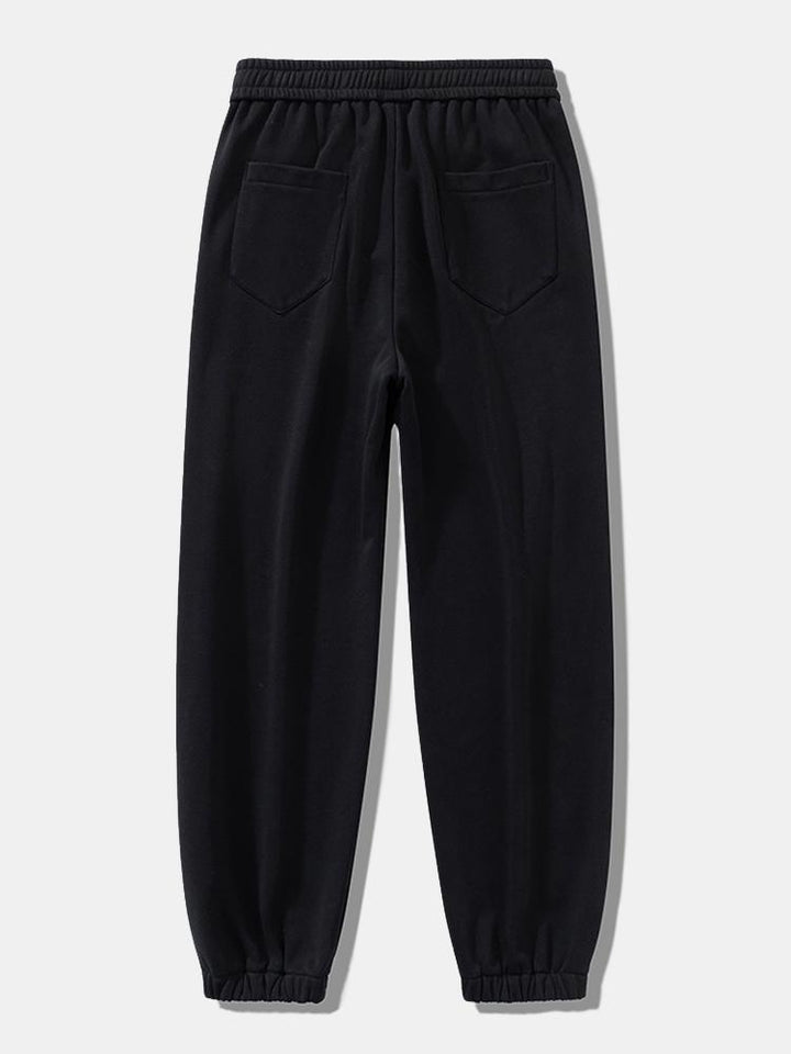 Cotton Jogging Pants with Drawstrings