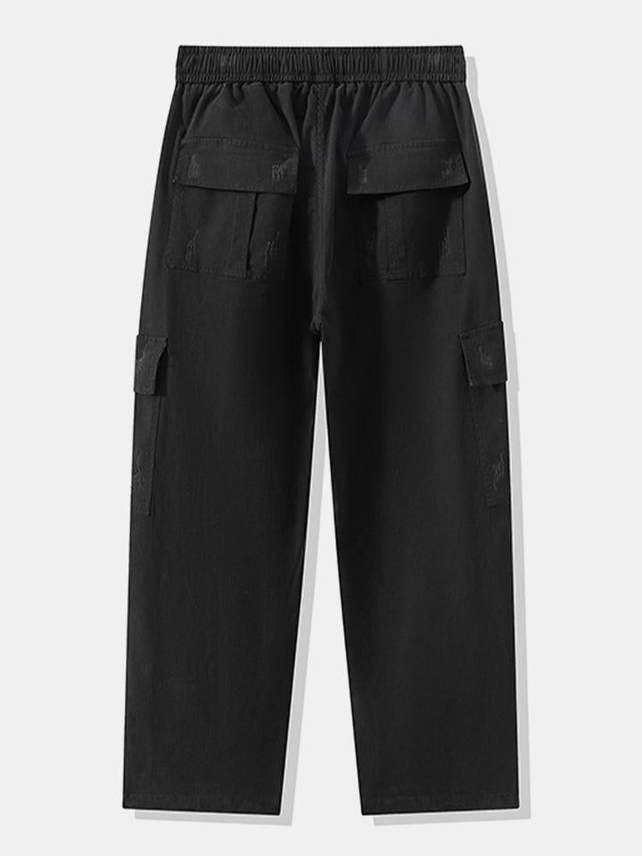 Rechtafstaande Katoenen Cargo Broek