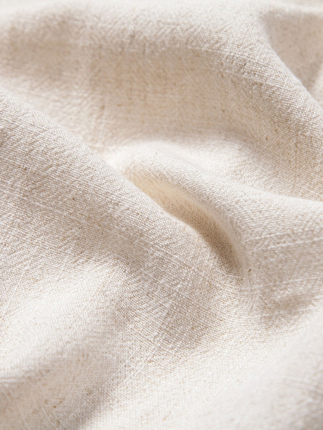 V-neck Linen Rayon Blend Shirt & Straight Leg Linen Pants