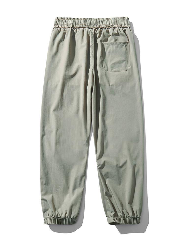 Elastische Taille Parachute Cargo Broek