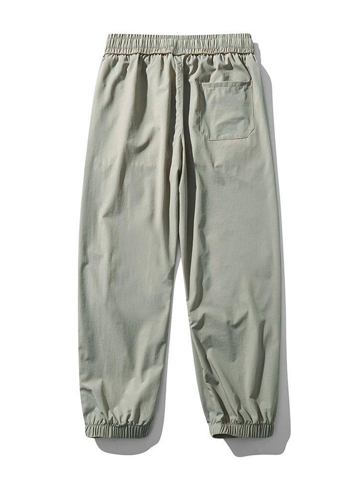 Elastische Taille Parachute Cargo Broek