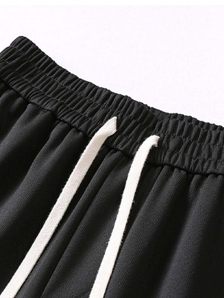 Relax Fit Cross Side Stripe Straight Leg Broek