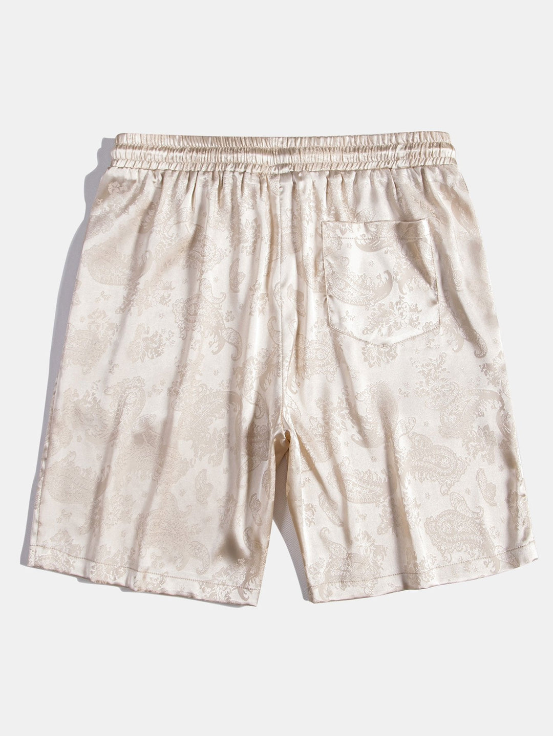 Paisley Print Satijnen Shirt & Shorts