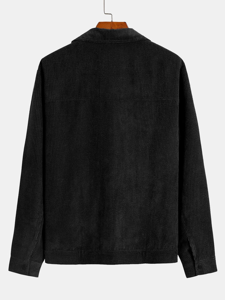 Corduroy Jas Met Zakken & Koord Corduroy Cargo Joggingbroek