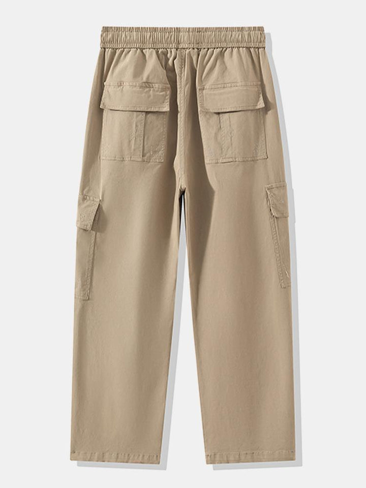 Rechtafstaande Katoenen Cargo Broek