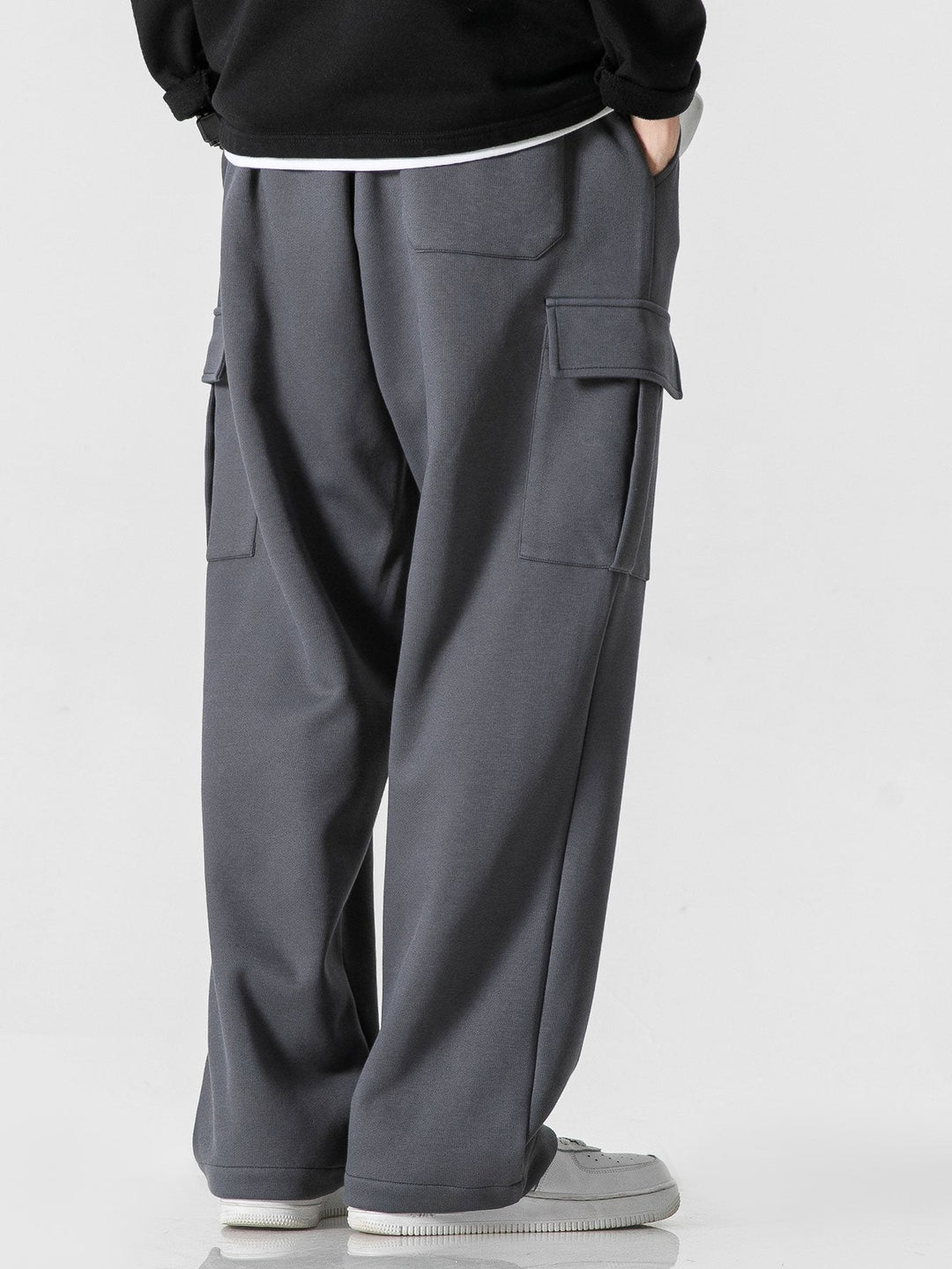 Relax Fit Straight Leg Jersey Cargo Broek