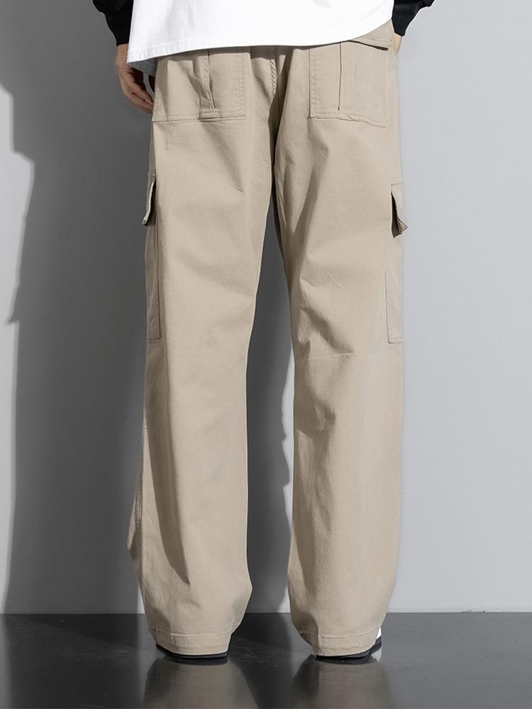 Rechtafstaande Katoenen Cargo Broek