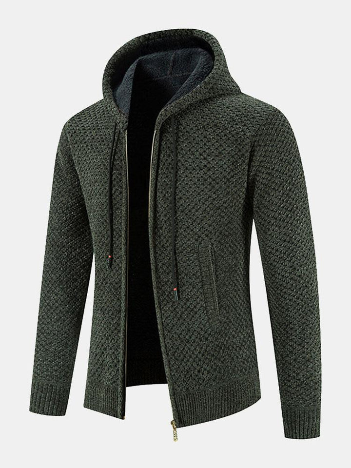 Teddy Gevoerde Textuur Hoodie