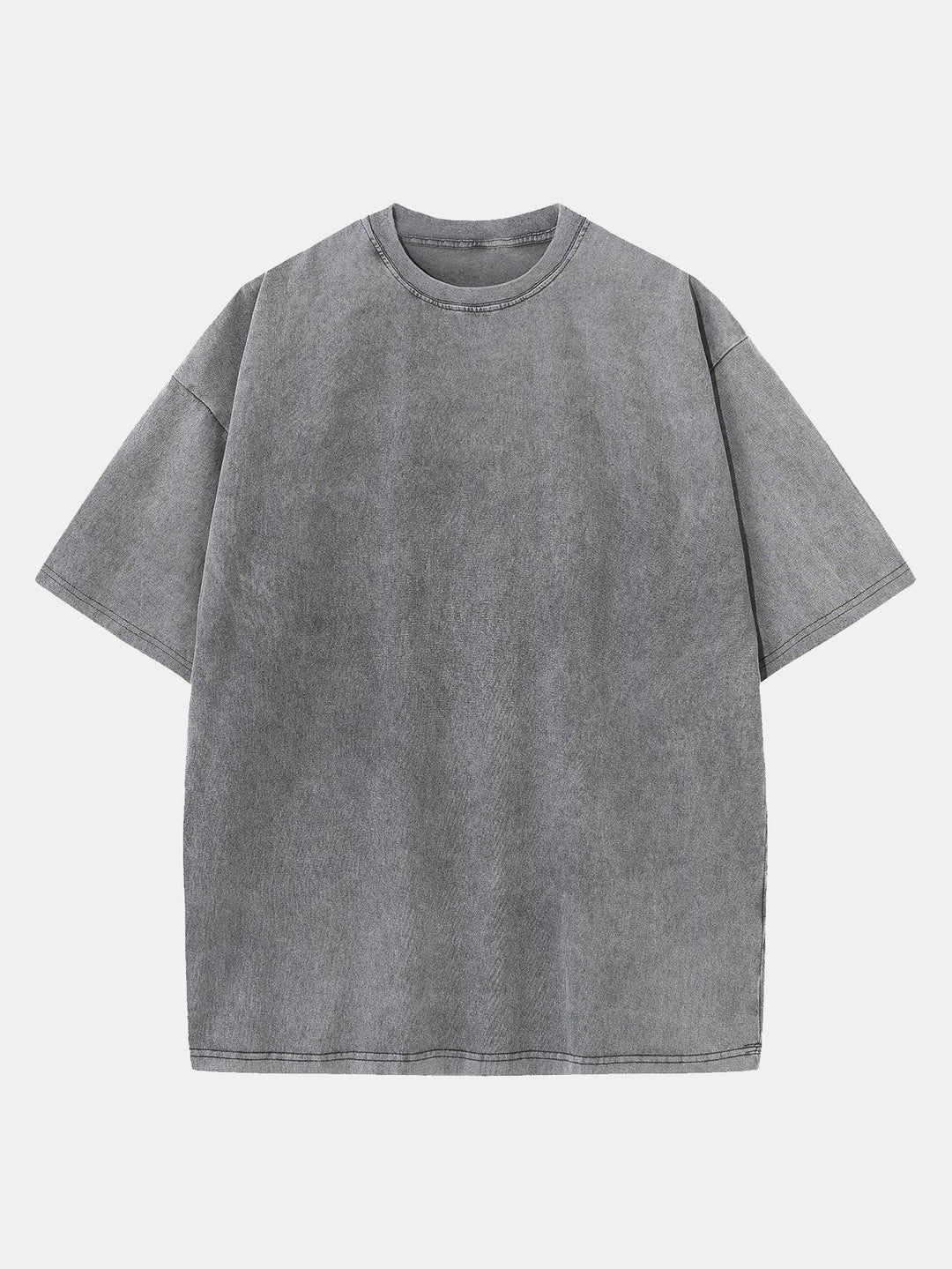 Gewassen Versleten Drop Shoulder T-Shirt
