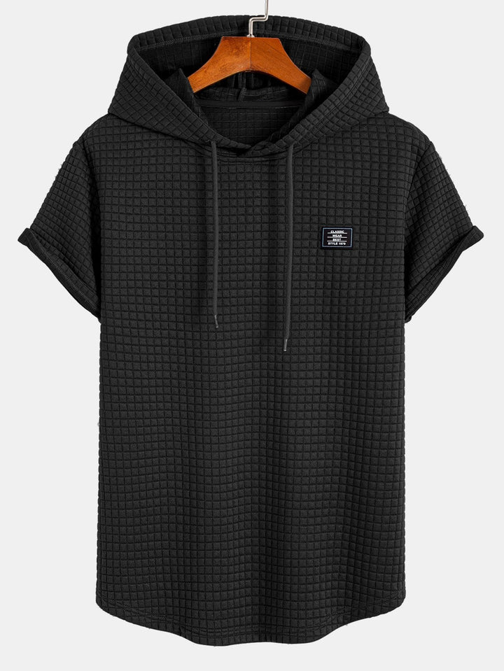 Wafel Hoody Boog Hem T-Shirt