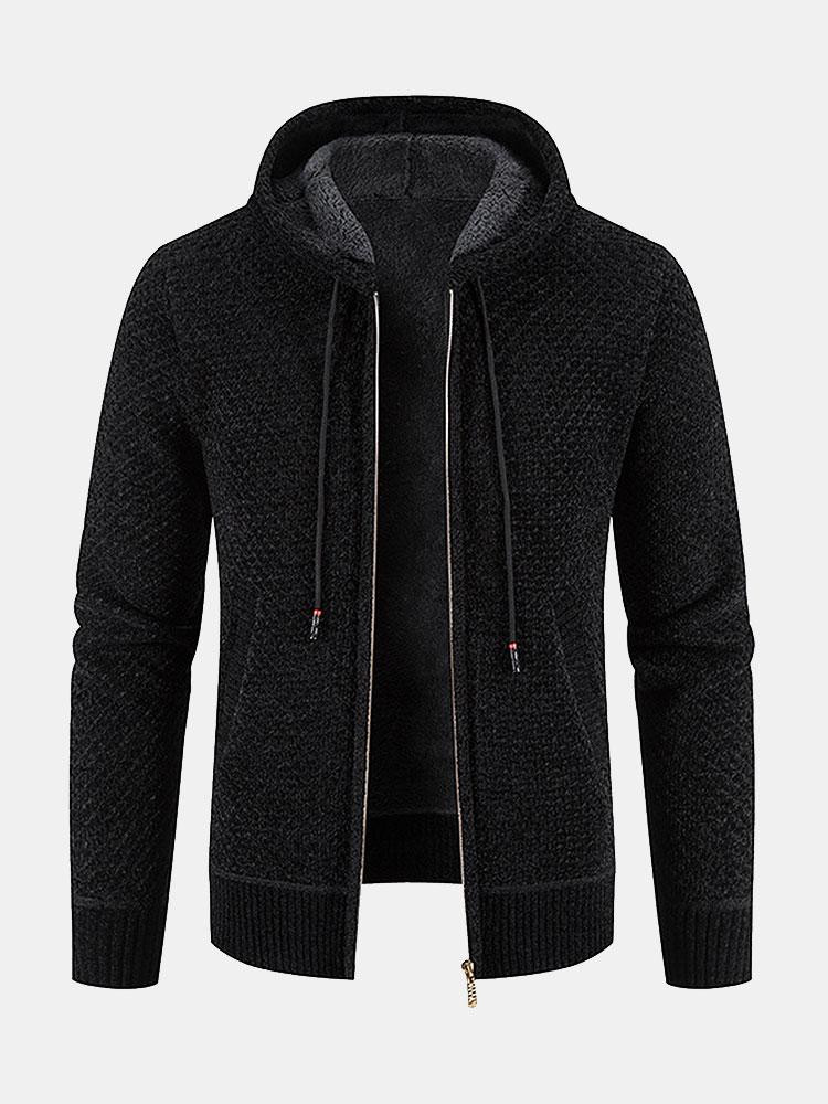 Teddy Gevoerde Textuur Hoodie